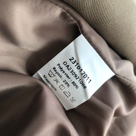 Commense Women's Blazer Jacket Two Button Front Pockets Brown Size XS NWT - Picture 4 of 9